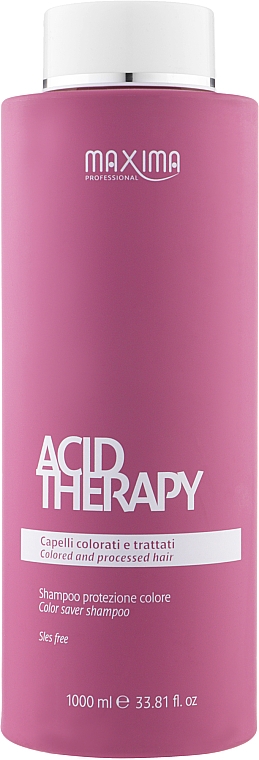 Шампунь для защиты цвета окрашенных волос - Maxima Acid Therapy Shampoo — фото N3
