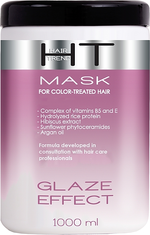 Маска для фарбованого волосся "Ефект глазурування" - Hair Trend Glaze Effect Mask