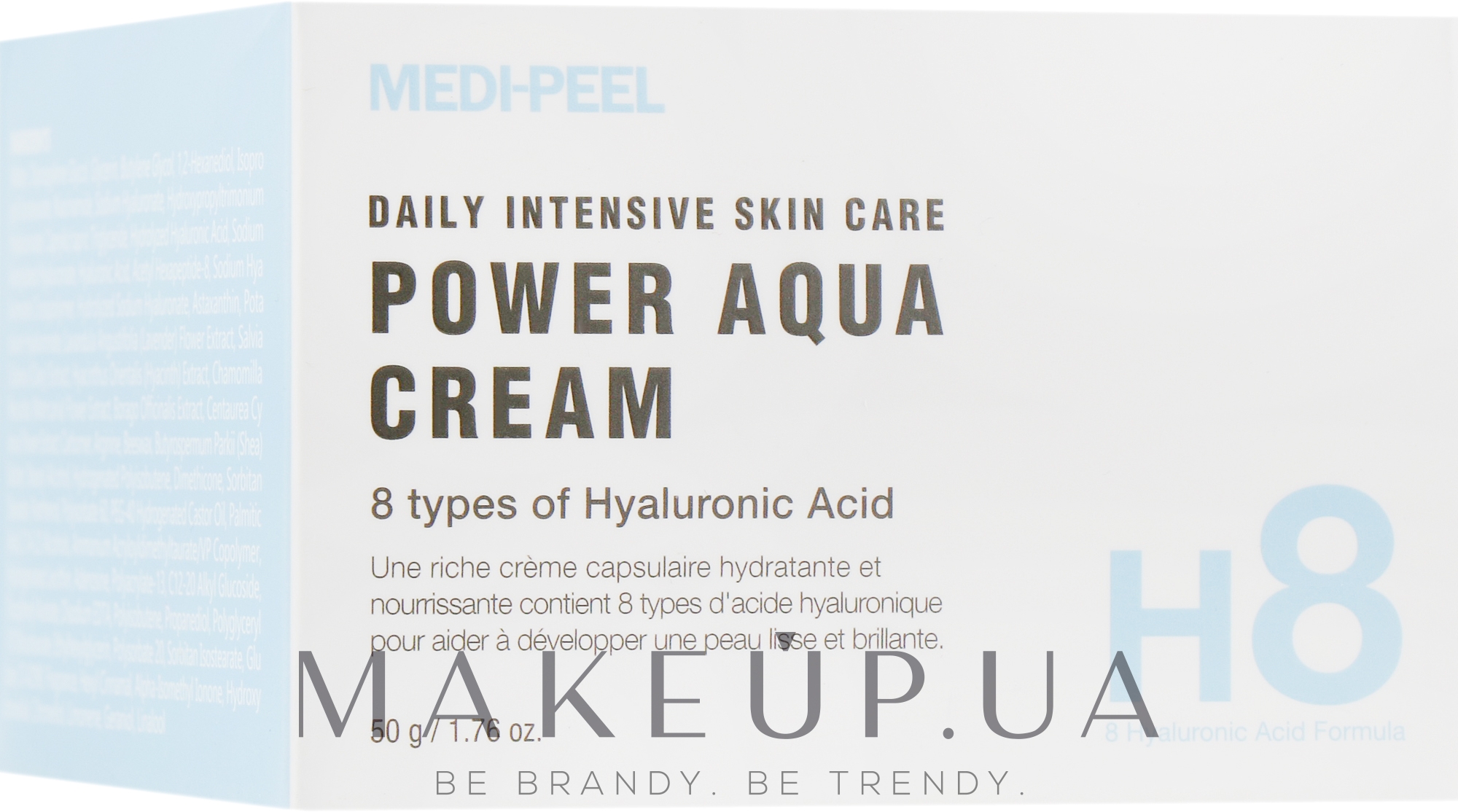 Зволожувальний крем у кульках для інтенсивного зволоження шкіри - Medi Peel Power Aqua Cream — фото 50g