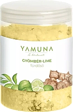 Парфумерія, косметика Сіль для ванн "Імбір та лайм", у банці - Yamuna Ginger Lime Bath Salt