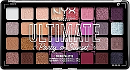 Парфумерія, косметика Палетка тіней для повік та обличчя з 32 відтінків - NYX Professional Makeup Ultimate Party on Sunset