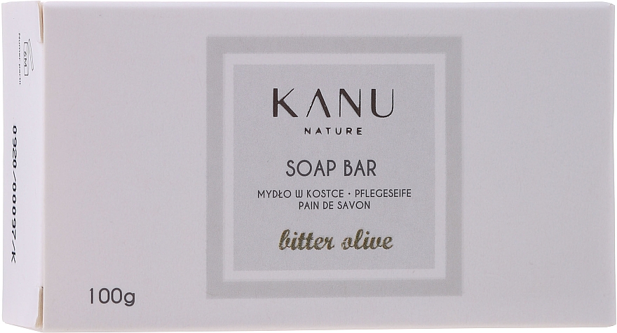 Шматкове мило "Гірка оливка" для рук і тіла - Kanu Nature Soap Bar Bitter Olive — фото N1