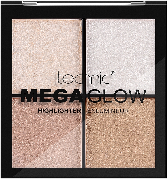 Палетка хайлайтерів - Technic Cosmetics Mega Glow Highlighter Palette — фото N2
