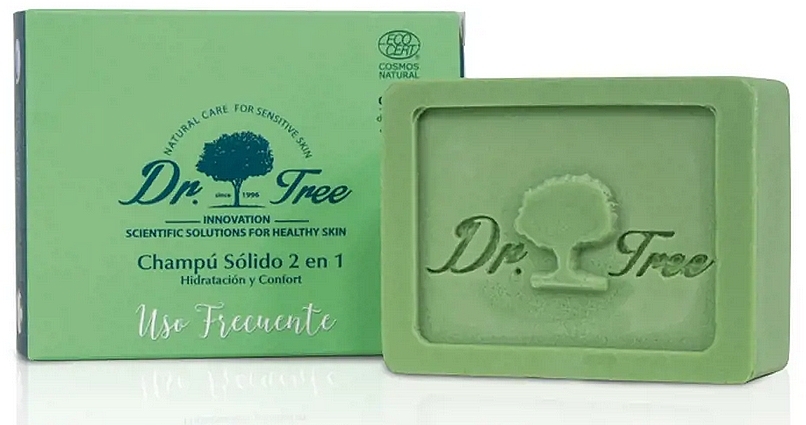 Твердый шампунь для частого использования - Dr. Tree Eco Cosmos Frequent Use Shampoo — фото N1