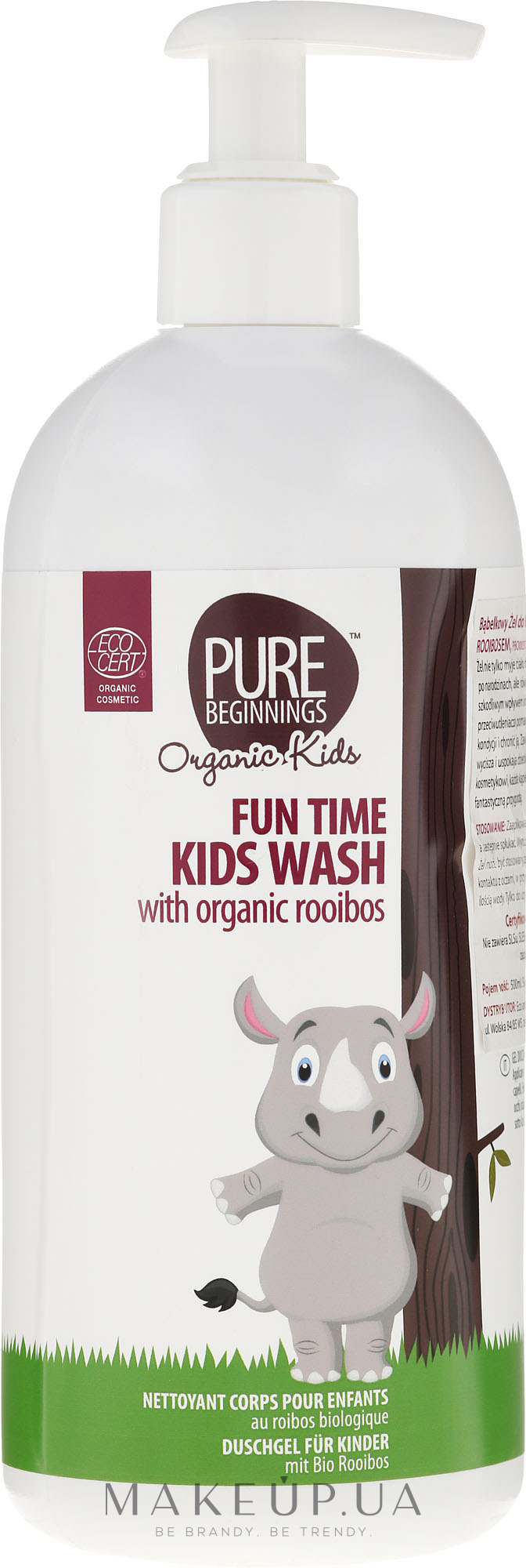 Гель для миття тіла - Pure Beginnings Fun Time Kids Wash With Organic Rooibos — фото 250ml