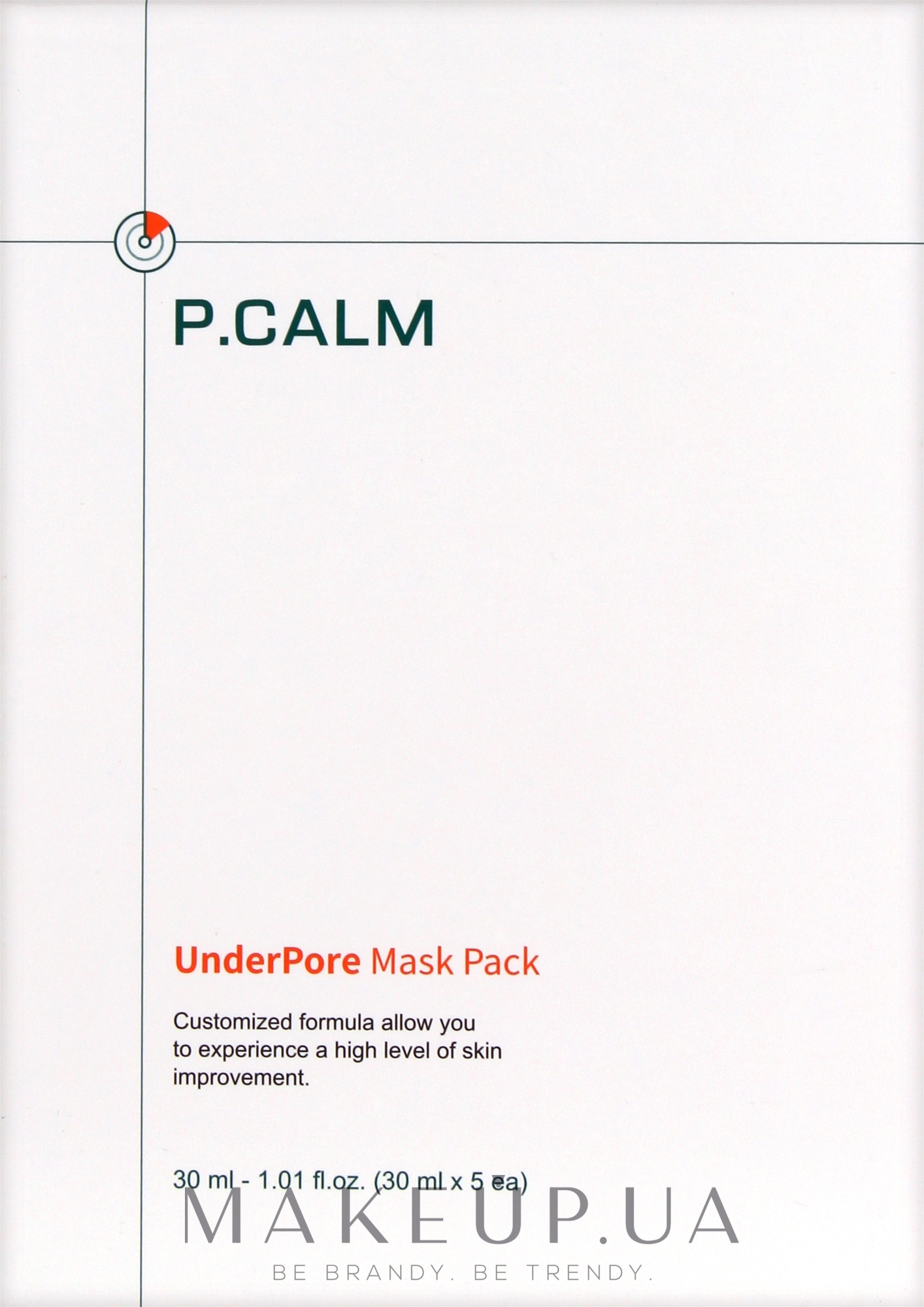 Маска для очистки пор - P.CALM UnderPore Mask — фото 5шт