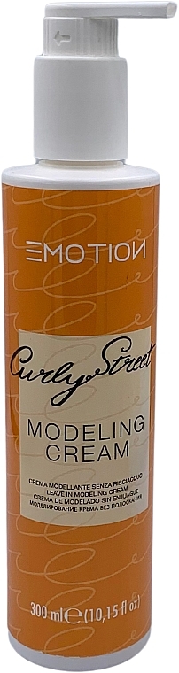 Крем моделирующий для вьющихся волос - Emotion Curly Street Modeling Cream — фото N1