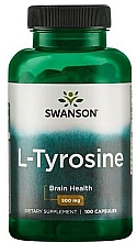 Пищевая добавка "L-Тирозин", 500 мг - Swanson L-Tyrosine 500 mg — фото N1
