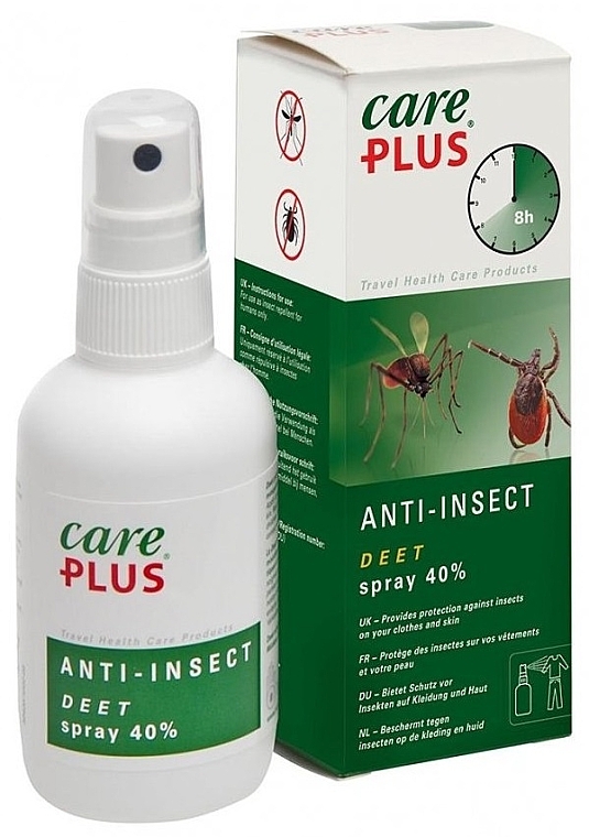 Спрей против насекомых - Care Plus Anti-Insect Deet 40% — фото N1