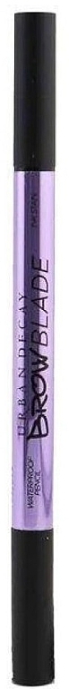 Двусторонний карандаш для бровей - Urban Decay Brow Blad Ink Stain + Waterproof Pencil — фото N3