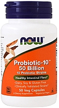 Парфумерія, косметика Пробіотик-10, 50 мільярдів - Now Foods Probiotic-10, 50 Billion