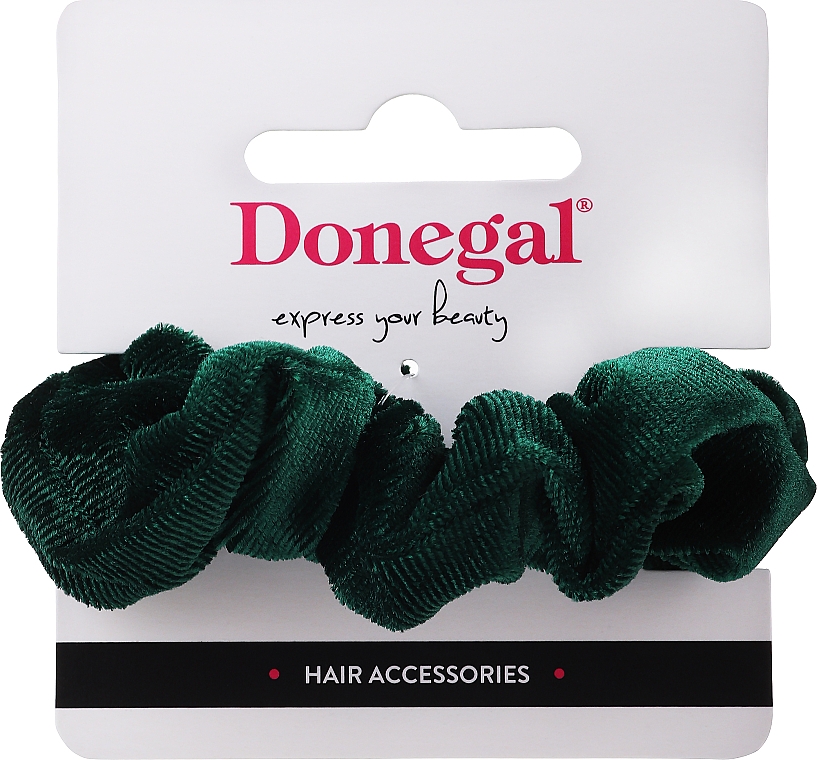 Резинка для волос, FA-5617, зеленая - Donegal — фото N1