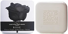 Мыло "Роза" - Scottish Fine Soaps Retro Rose Soap In A Tin — фото N1