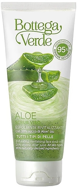 Скраб для обличчя - Bottega Verde Aloe Exfoliating And Revitalizing Face Scrub — фото N1