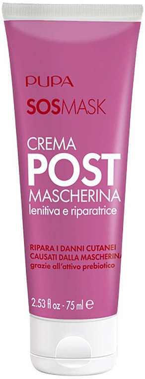 Відновлювальний крем для обличчя - Pupa Sos Mask Post-Mask Cream — фото N1