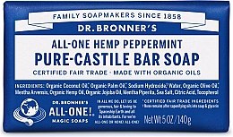 Парфумерія, косметика Мило "М'ята" - Dr. Bronner’s Pure Castile Bar Soap Peppermint