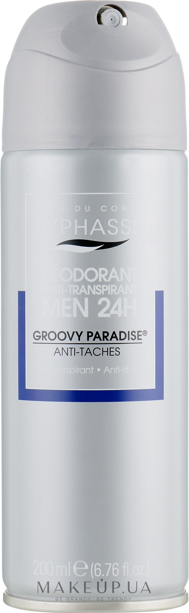 Дезодорант для чоловіків - Byphasse 24h Men Deodorant Groovy Paradise — фото 200ml