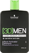Духи, Парфюмерия, косметика Шампунь активирующий рост волос - Schwarzkopf Professional 3D Men Root Activator Shampoo