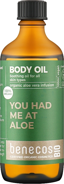 Масло для тела "Алоэ вера" - Benecos BIO You Had Me At Aloe Vera Infused Body Oil — фото N1