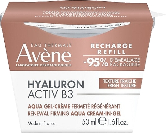 Аквагель-крем для лица - Avene Hyaluron Activ B3 Aqua Gel-Cream (сменный блок) — фото N1