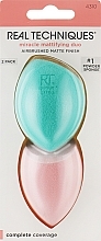 Парфумерія, косметика Набір спонжів для макіяжу, 2 шт. - Real Techniques Miracle Mattifying Makeup Sponge Duo