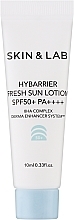 Сонцезахисний лосьйон для обличчя - Skin&Lab Hybarrier Fresh Sun Lotion SPF 50+ PA++++ (міні) — фото N1