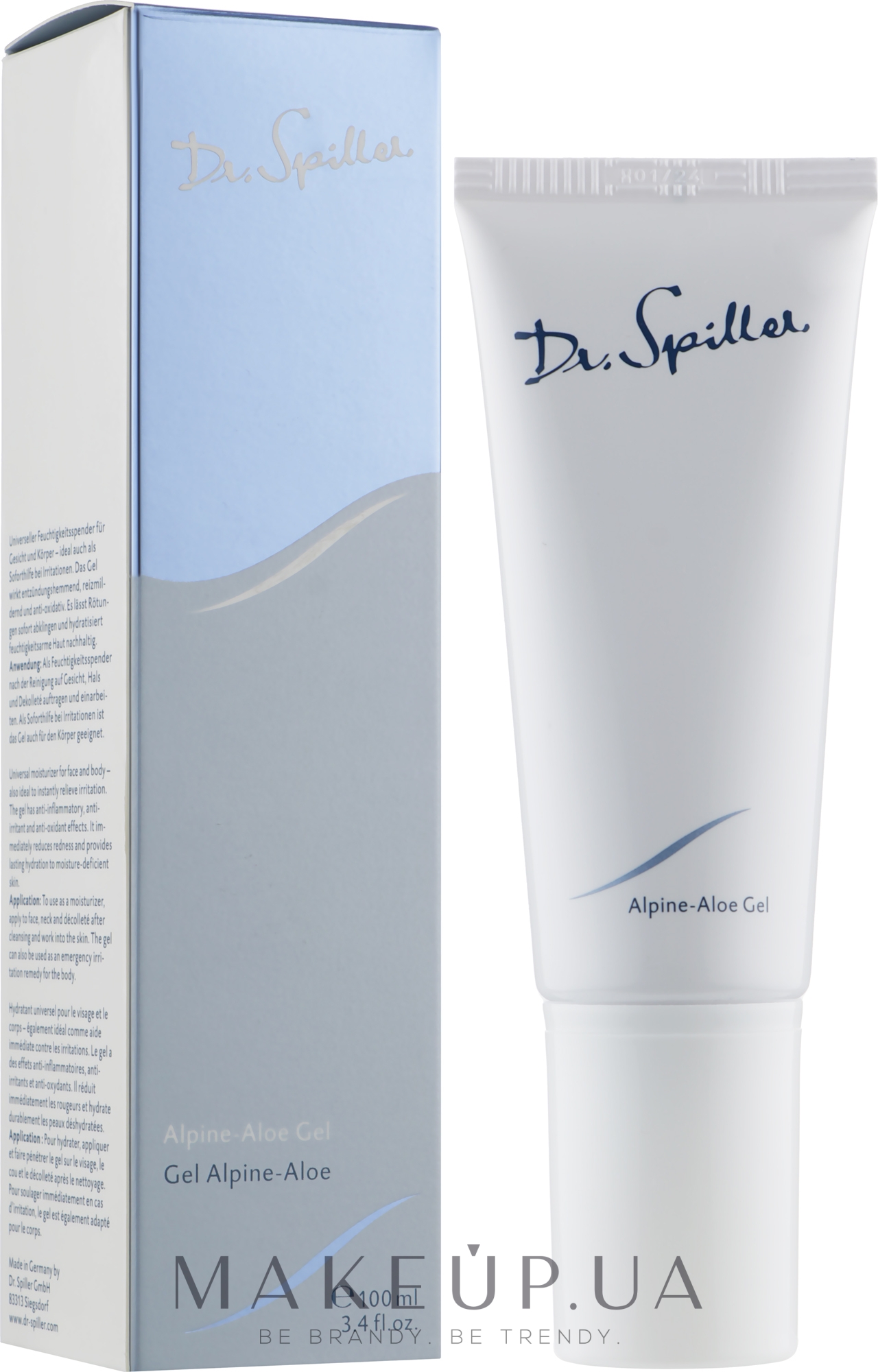 Увлажняющий гель для лица - Dr. Spiller Alpine-Aloe Gel — фото 100ml