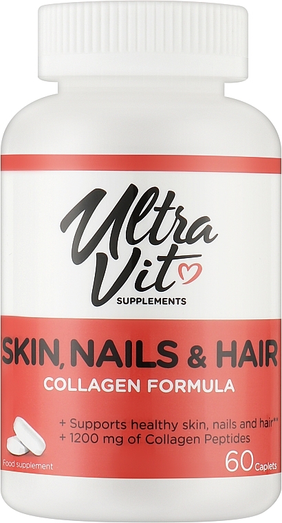 Пищевая добавка для кожи, ногтей и волос - UltraVit Skin, Nails & Hair — фото N1