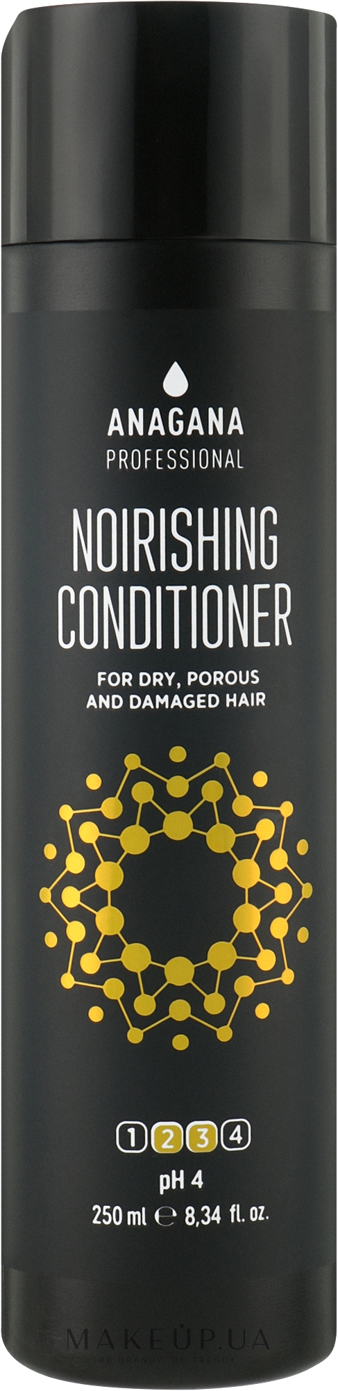 Кондиционер "Питательный" с кератином для сухих и поврежденных волос - Anagana Professional Nourishing Conditioner — фото 250ml