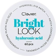 Парфумерія, косметика Гідрогелеві патчі для очей з гіалуроновою кислотою - Clavier Bright Look Hyaluronic Acid Hydrogel Eye Patch