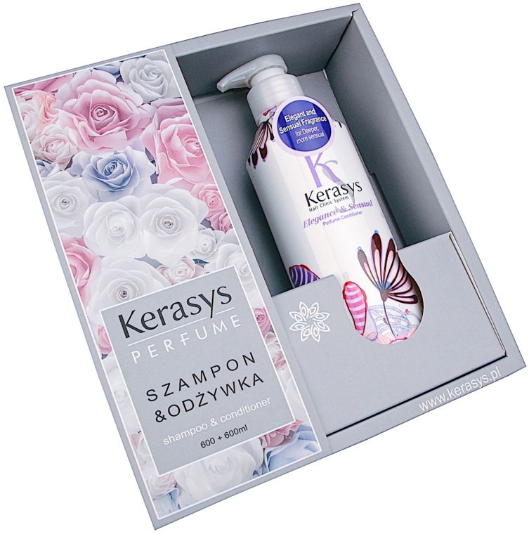 Набор - KeraSys Elegance & Sensual Perfumed (shm/600ml + cond/600ml)