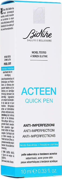 Лосьон для лица - BioNike Acteen Quick Pen  — фото N2