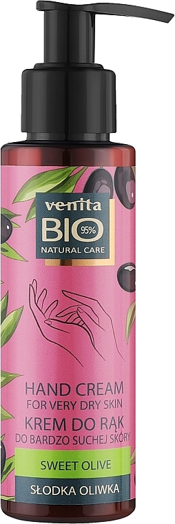 Крем для очень сухой кожи рук "Сладкая оливка" - Venita Bio Natural Care Hand Cream Sweet Olive — фото N1