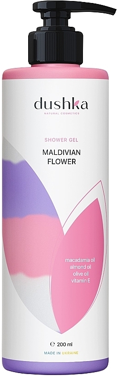 Гель для душа "Maldivian Flower" - Dushka Shower Gel — фото N1