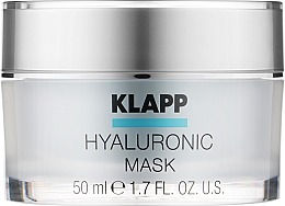 Парфумерія, косметика Маска для обличчя "Гіалуронік" - Klapp Hyaluronic Mask