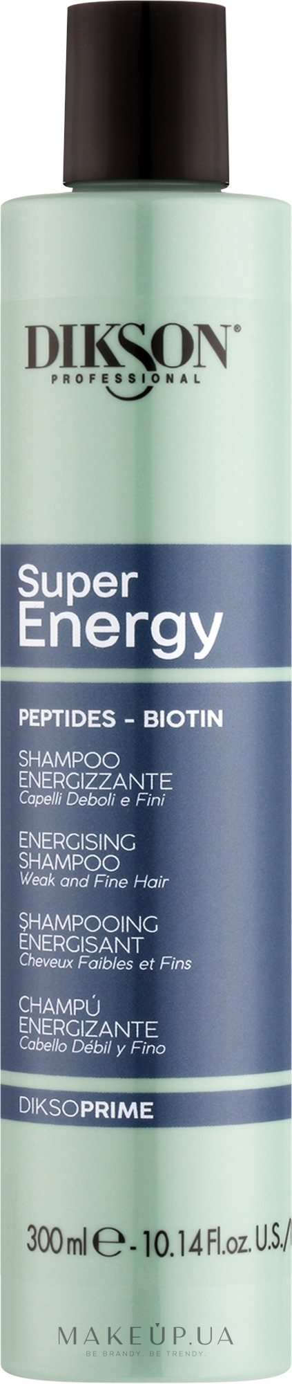 Шампунь против выпадения, для активизации роста волос - Dikson Prime Super Energy Shampoo Intencive Energising — фото 300ml