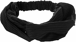 Косметическая повязка "Тюрбан", черная - Cosmo Shop — фото N1
