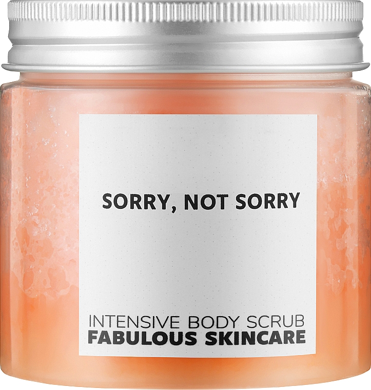 Скраб для тіла - Fabulous Scincare Intense Body Scrub Sorry, Not Sorry — фото N1