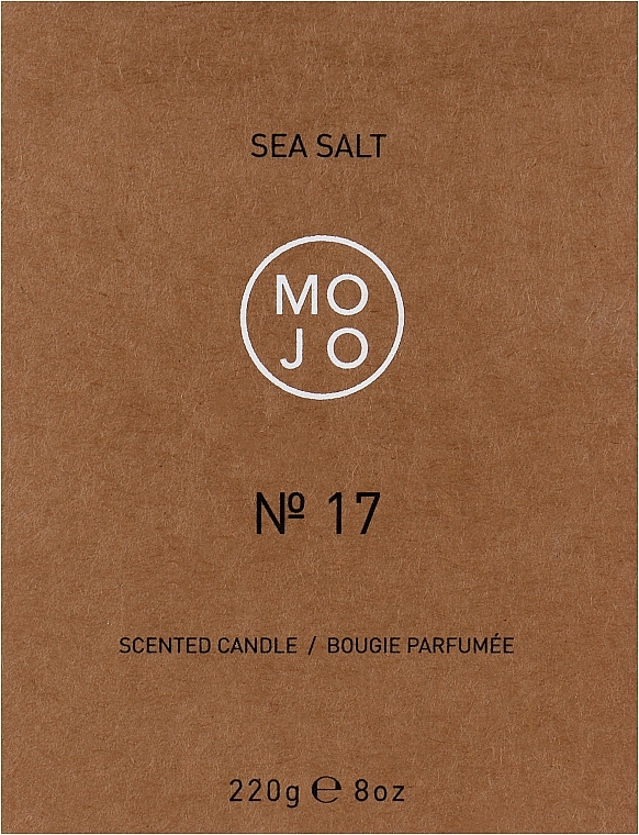 УЦЕНКА Ароматическая свеча №17 - Mojo Sea Salt №17 Scented Candle * — фото N1