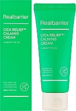 Успокаивающий крем для лица с центелой - Real Barrier Cica Relief Repair RX Calming Cream — фото N2