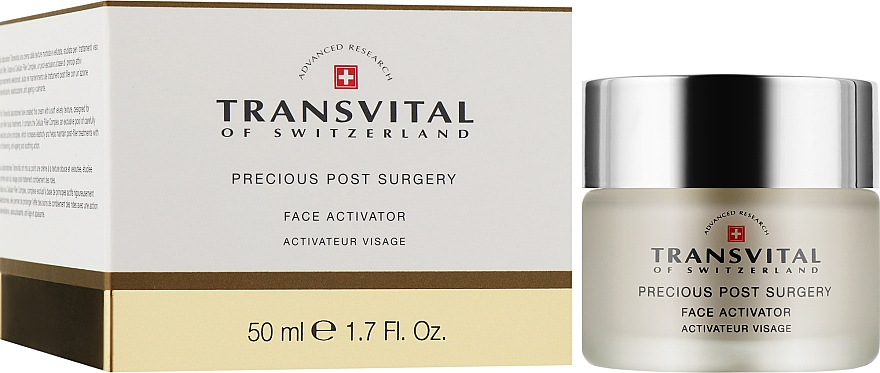 Крем-активатор для обличчя - Transvital Precious Post Surgery Face Activator — фото N2