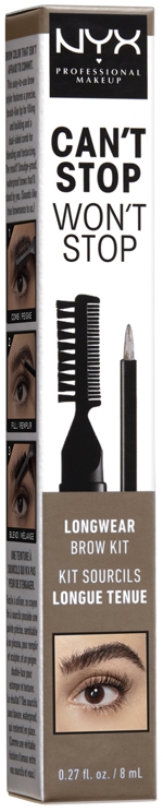 Набор для макияжа бровей - NYX Professional Makeup Can't Stop Won't Stop Longwear Brow Kit — фото N3