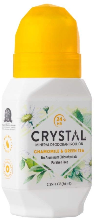Роликовый дезодорант с ароматом ромашки и зеленого чая - Crystal Essence Deodorant Roll On — фото N3