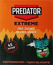 Парфумерія, косметика Електрофумігатор із рідиною від комарів "45 ночей" - Predator Extreme