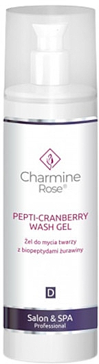 Гель для вмивання з біопептидами журавлини - Charmine Rose Pepti-Cranberry Wash Gel — фото N1