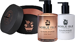 Духи, Парфюмерия, косметика Noble Isle Rhubarb Rhubarb - Набор (h/wash/250 ml + h/lot/250ml)