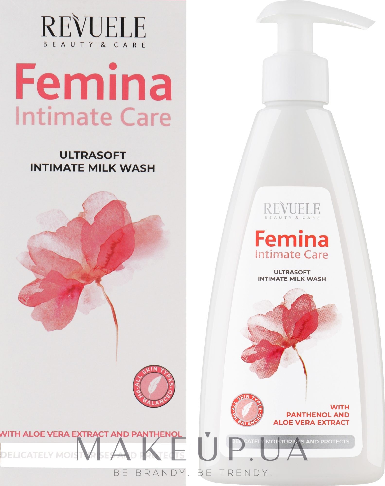 Ультрамягкое молочко для интимной гигиены - Revuele Femina Intimate Care Ultrasoft Intimate Milk Wash — фото 250ml