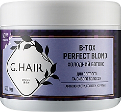 Оттеночный ботокс для восстановления волос - Inoar G-Hair B-tox Perfect Blond — фото N4
