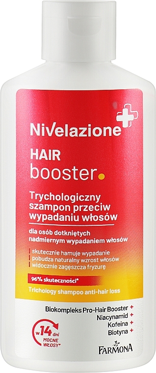 Трихологический шампунь против выпадения волос - Farmona Nivelazione Hair Booster Trichological Anti-Hair Loss Shampoo