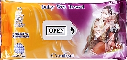Дитячі вологі серветки "Comfort", 72 шт. - Wipest Safe & Healthy Wet Towel — фото N1